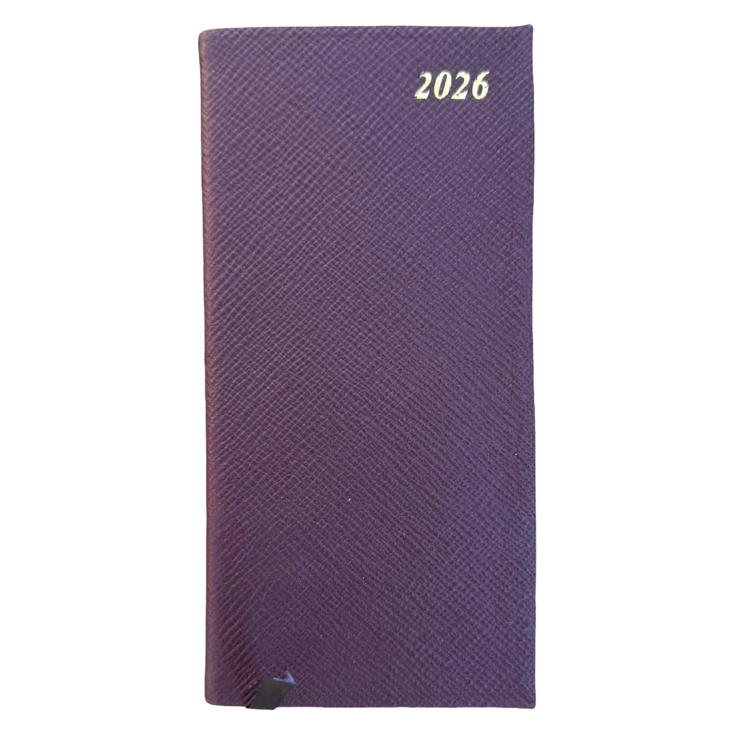 2026 D763VL | New Crossgrain Leather Pocket Agenda Book | One Week Per Opening | 6 x 3"
