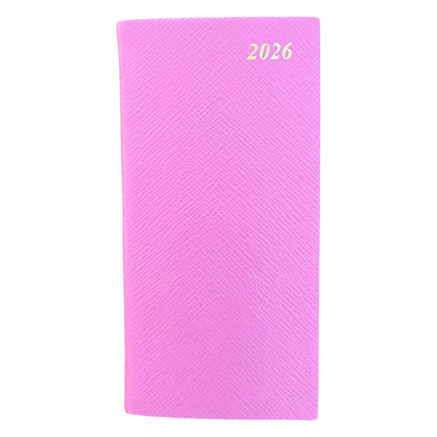 2026 D763VL | New Crossgrain Leather Pocket Agenda Book | One Week Per Opening | 6 x 3"
