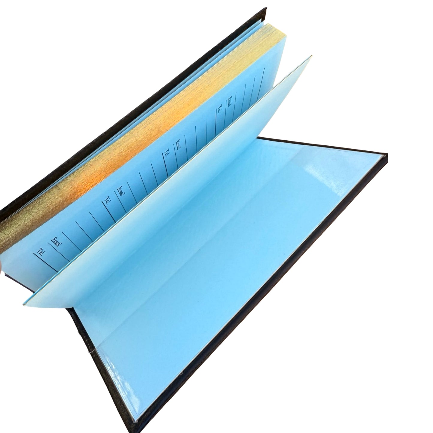 2026  D742L | Crossgrain Leather Calendar Book | One Week Per Opening | 4" x 2.5" | Year 2026