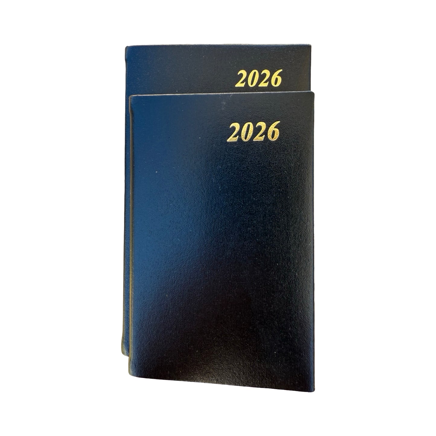 2026  D753BL | Bonded Leather Pocket Planner | One Week Per Opening | 5" x 3" | Year 2026
