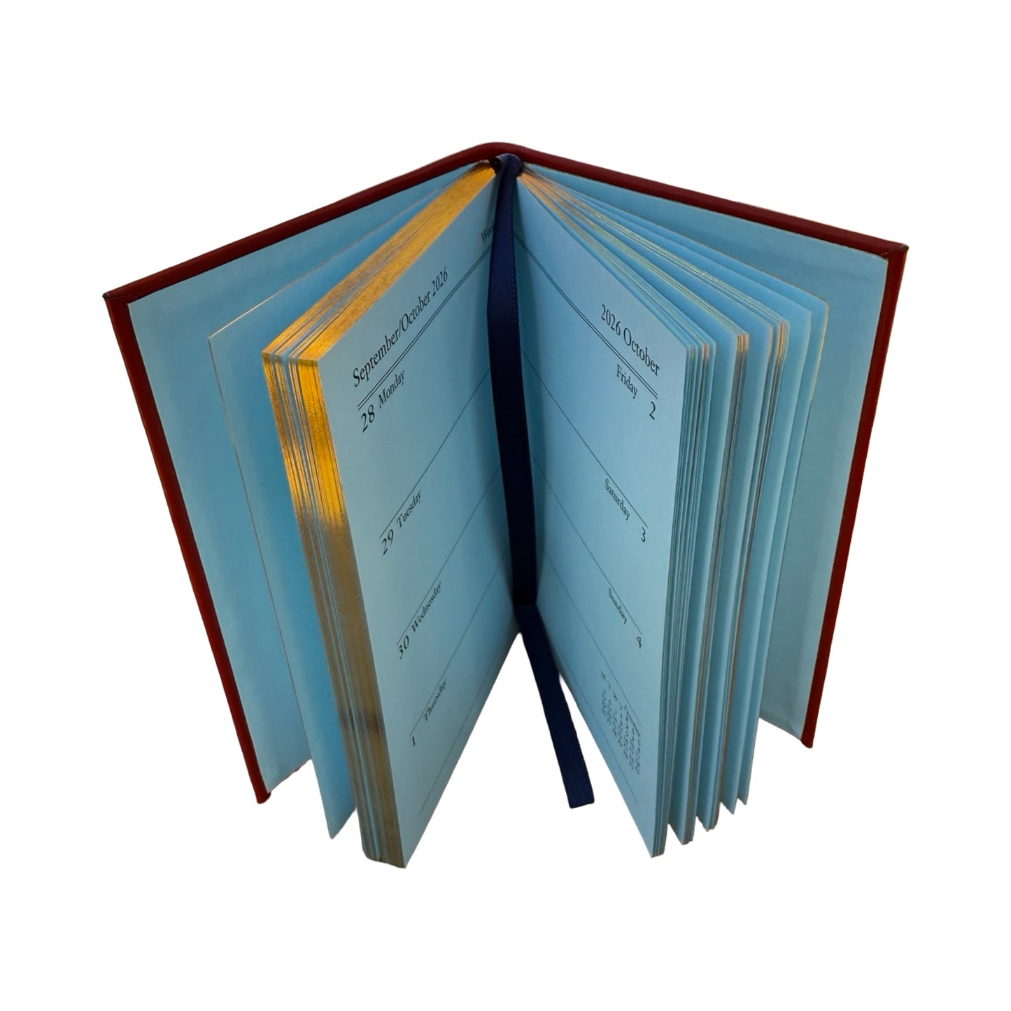 2026  D753BL | Bonded Leather Pocket Planner | One Week Per Opening | 5" x 3" | Year 2026