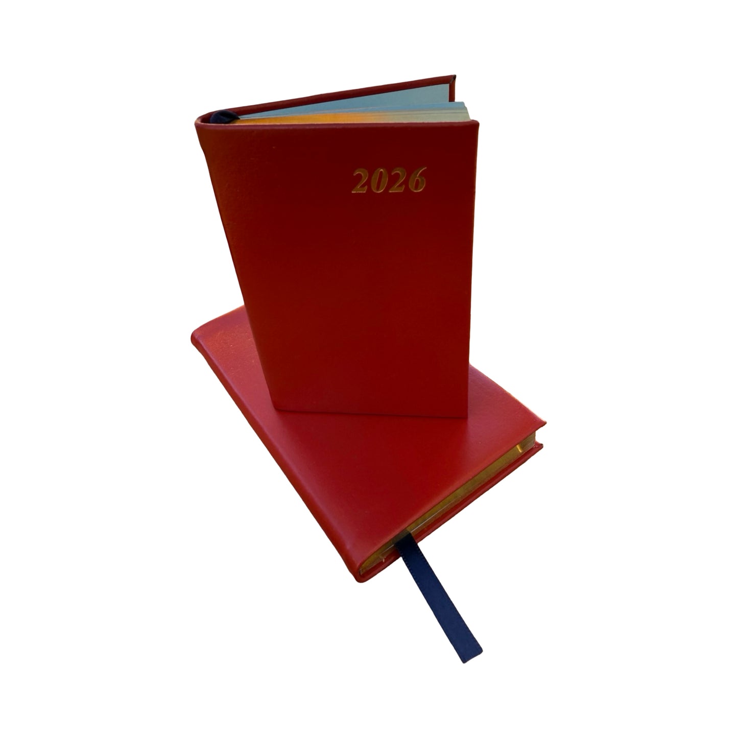 2026  D753BL | Bonded Leather Pocket Planner | One Week Per Opening | 5" x 3" | Year 2026