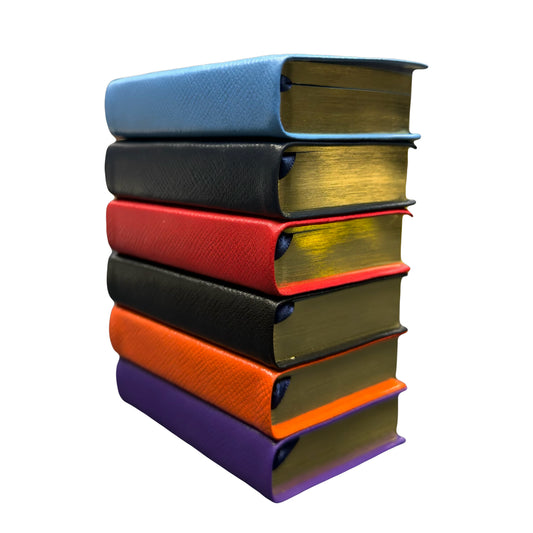 2027  D142L | Crossgrain Leather Calendar Book | One Day Per Page | 4" x 2.5" | Year 2027