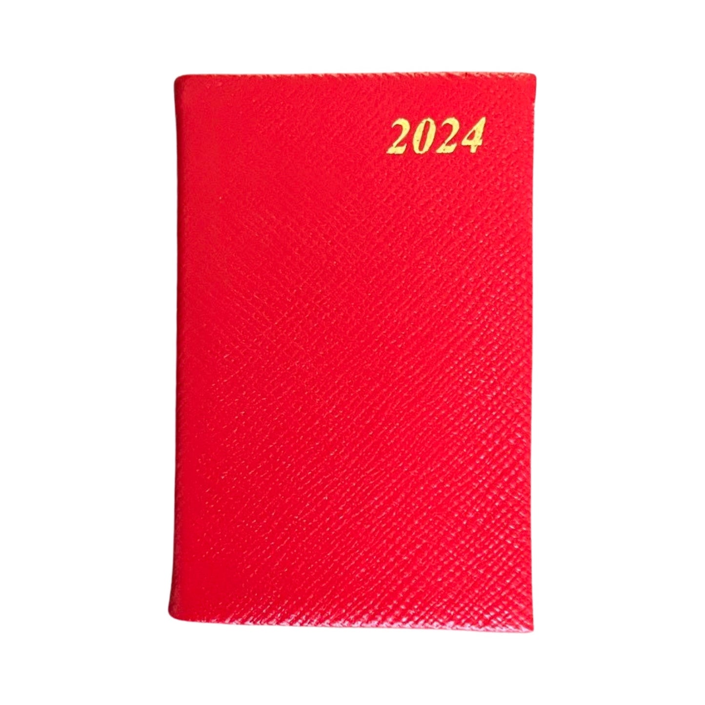 2024 | CROSSGRAIN Leather Pocket Calendar Book | 4 x 2.5" | D742L | Note: this book is NOT for next year