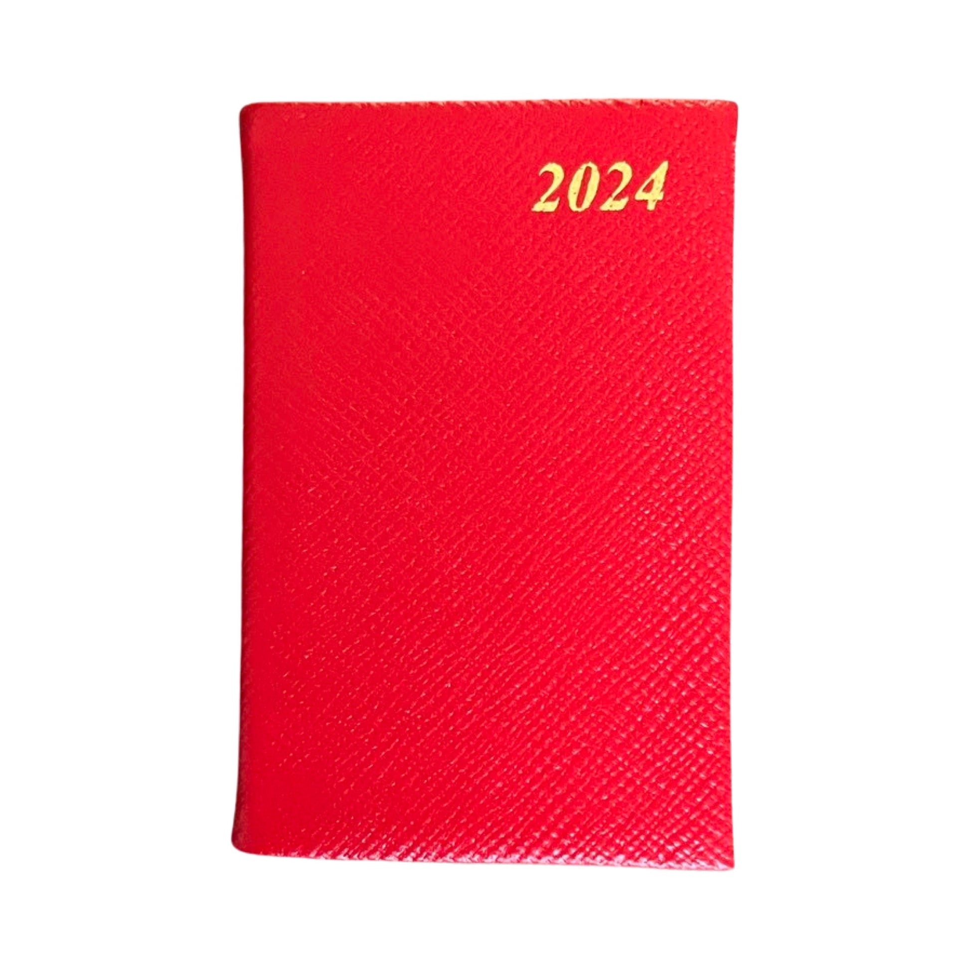 Charing Cross, 2023 Leather Planner Calendar with Pencil and Clip Calendar