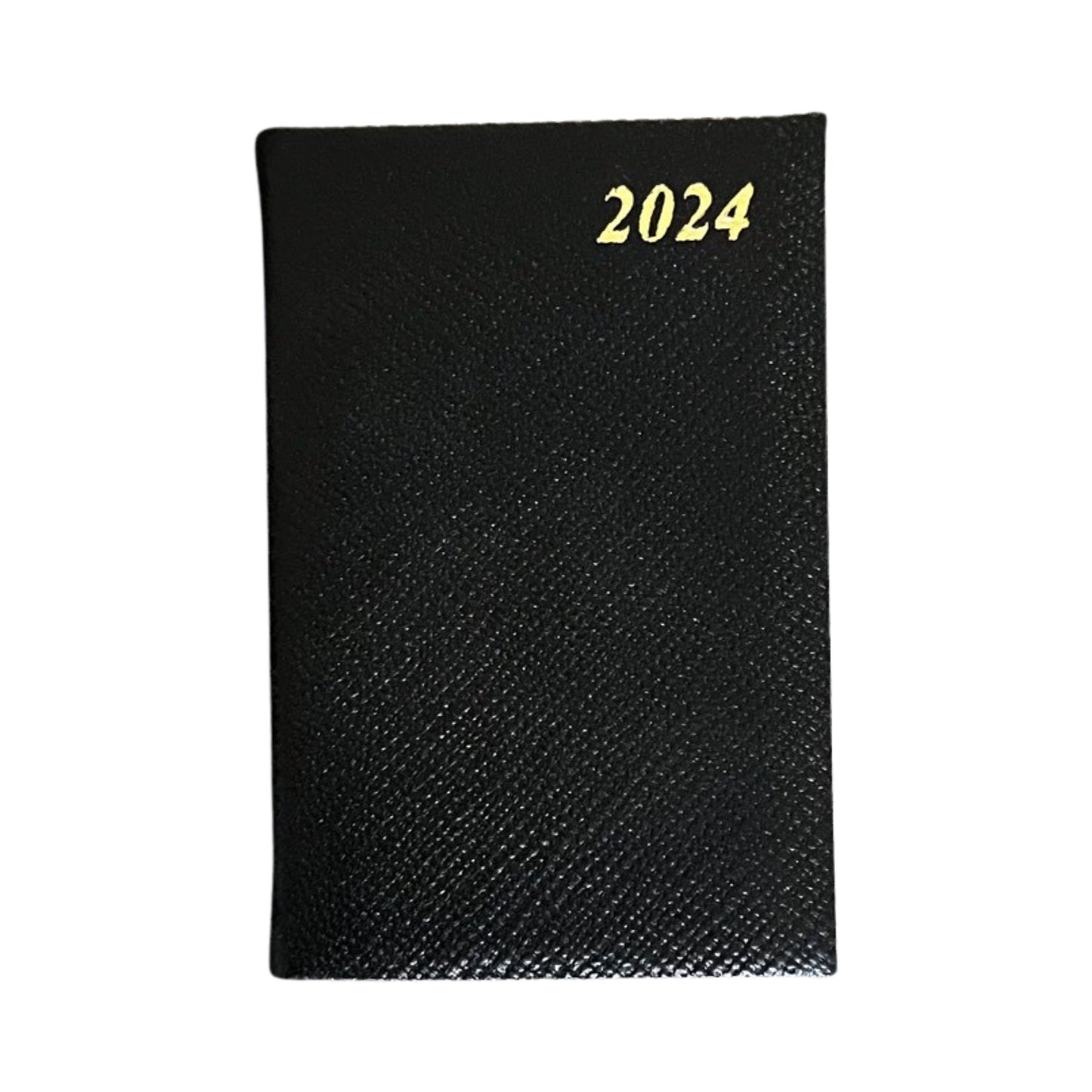 2024 | CROSSGRAIN Leather Pocket Calendar Book | 4 x 2.5" | D742L | Note: this book is NOT for next year