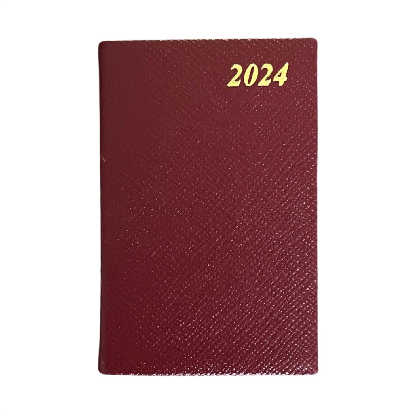 2024 | CROSSGRAIN Leather Pocket Calendar Book | 4 x 2.5" | D742L | Note: this book is NOT for next year