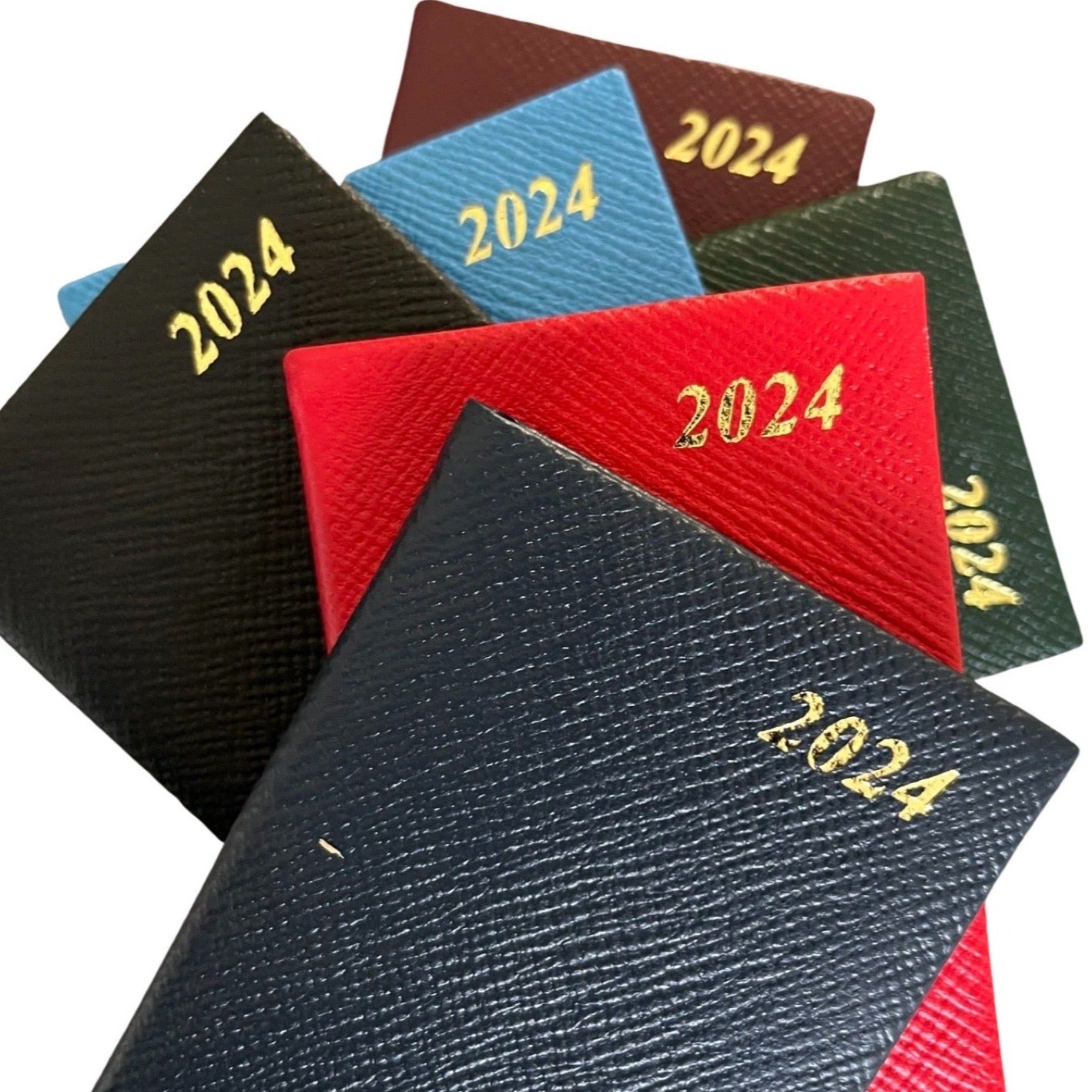 2024 CROSSGRAIN Leather Pocket Calendar Book | 4 x 2.5" | D742L