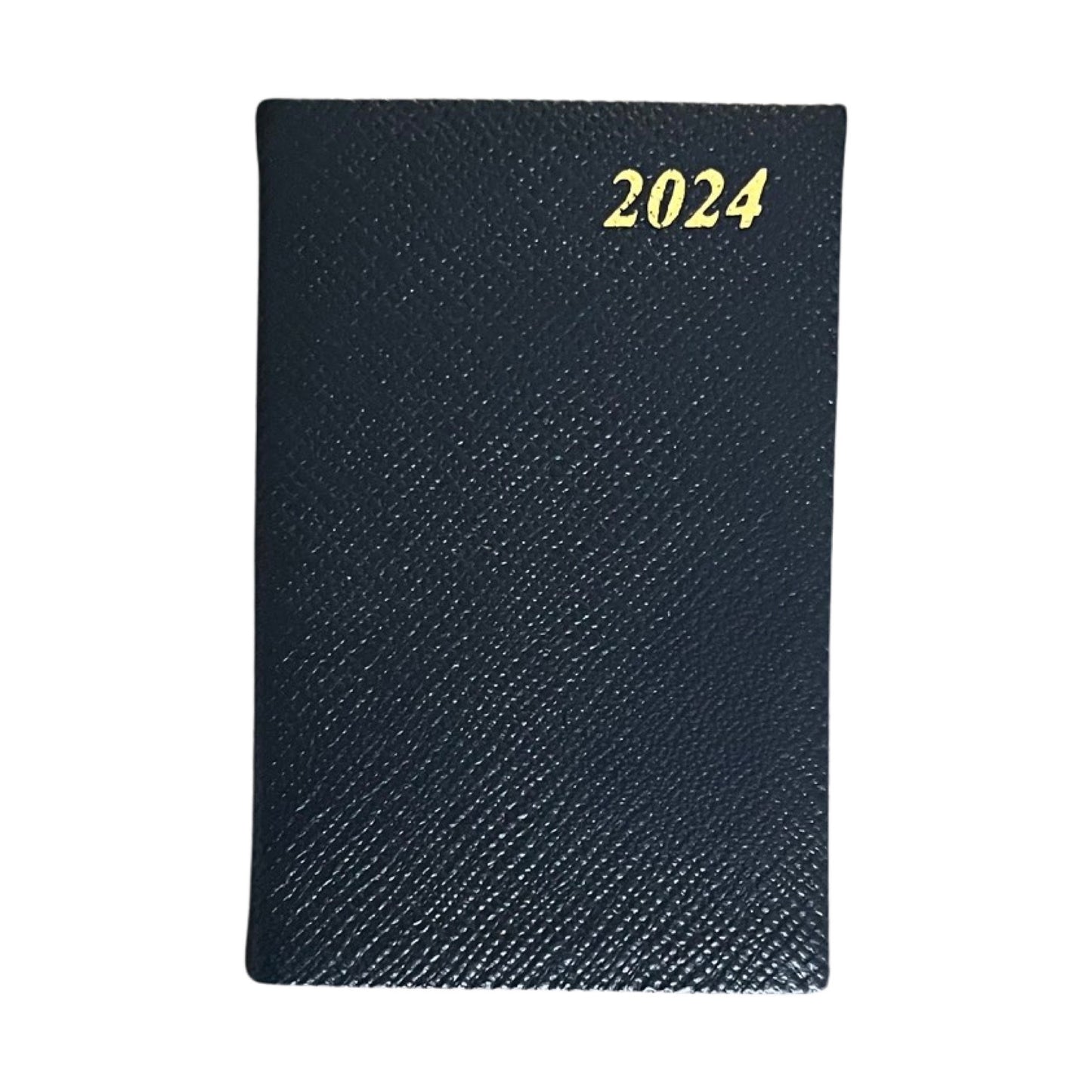 2024 | CROSSGRAIN Leather Pocket Calendar Book | 4 x 2.5" | D742L | Note: this book is NOT for next year