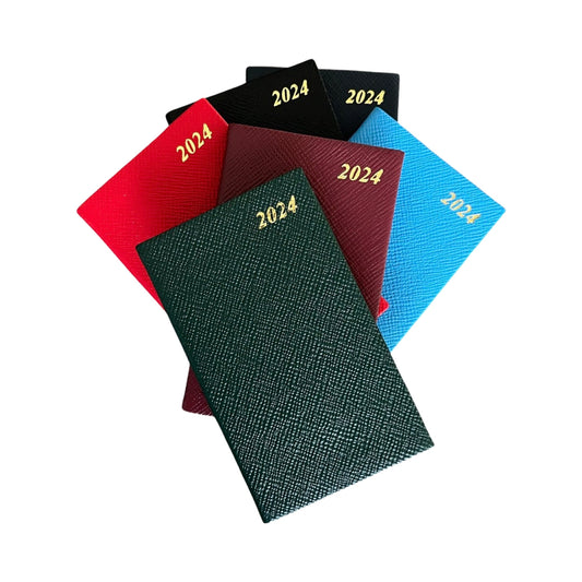 2024 | CROSSGRAIN Leather Pocket Calendar Book | 5 x 3" | D753L | Note: this book is NOT for next year