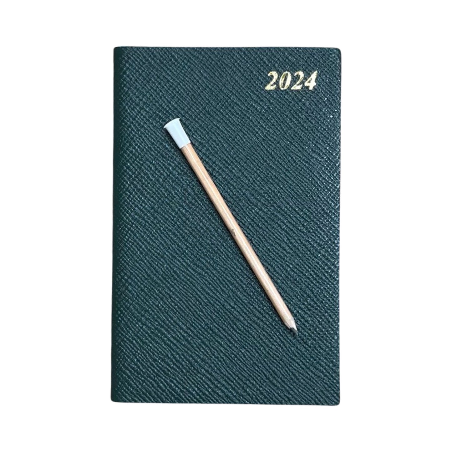 2024 CROSSGRAIN Leather Pocket Calendar Book | 5 x 3" | Pencil in Spine | D753LJ