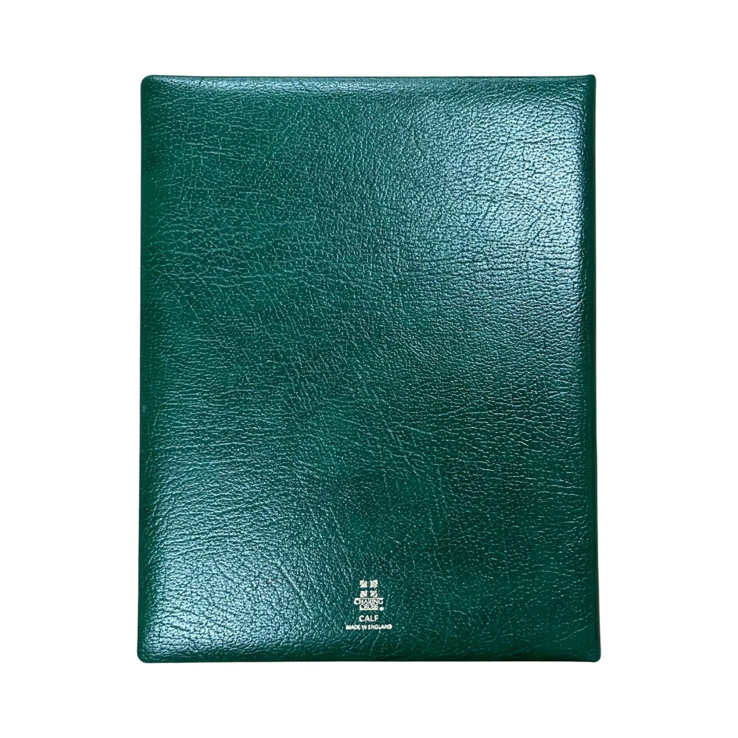 Classic Leather Guest Book | 9 by 7 Inches Vertical | Buffalo Hide Embossed Calf Leather | Blank Pages | M79CAB