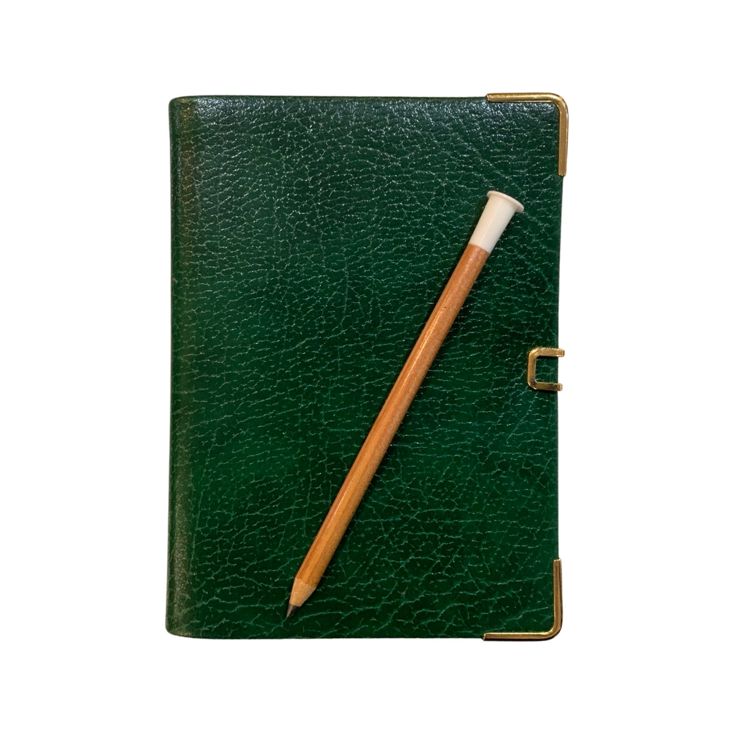 Address Book, 4 by 2.75 inches | Buffalo Embossed Calf | with Pencil and Clasp | A42BJC