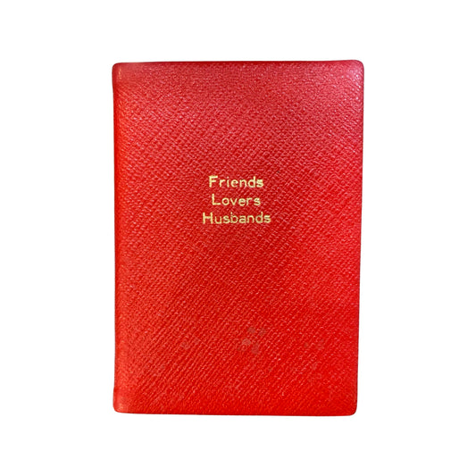 Address Book | Friends, Lovers, Husbands | 4 by 2.75 inches | Crossgrain Leather | A42LL