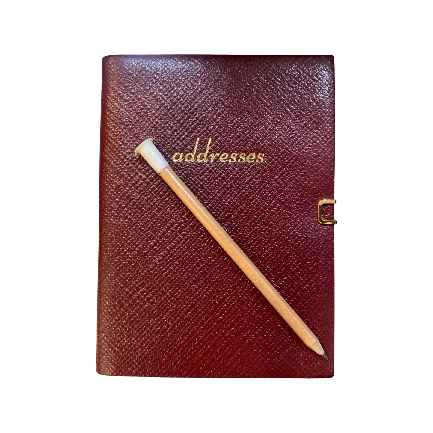 Address Book, 4 by 2.5 | Crossgrain | Pencil and Clasp | Charing Cross | A42LJC