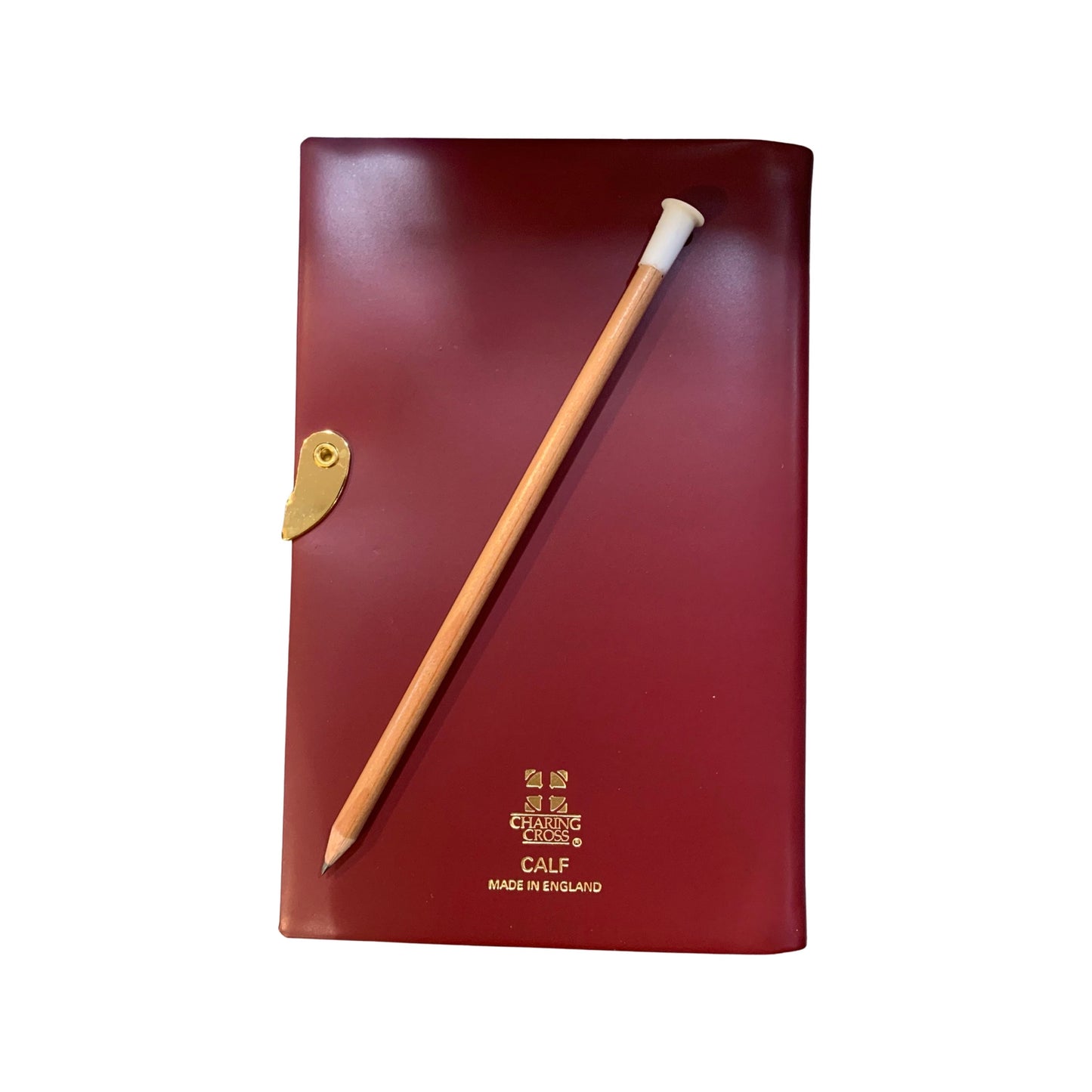 Address Book | 5 by 3 inches | Calf Leather | Pencil and Gold Clasp | A53CJC