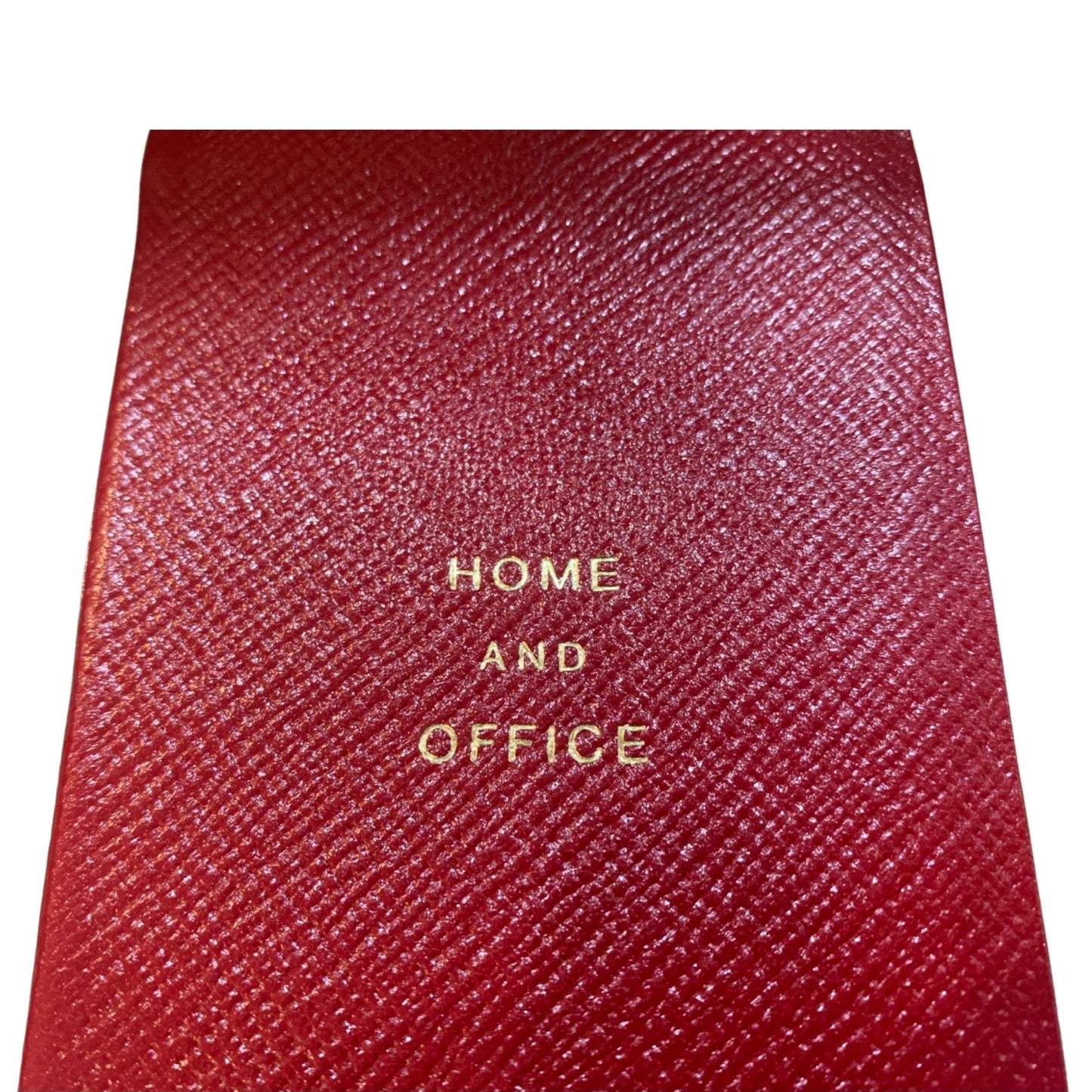 Address Book | Home and Office | Pocket Address Book | 5 by 3 inches | Cross Grain Leather | A53LHO