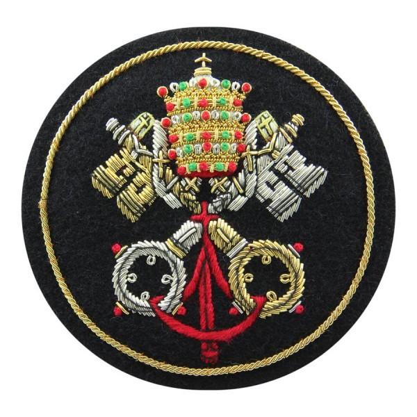 Blazer Badge | Catholic Keys of St. Peter Blazer Badge | Custom Design | Made in England