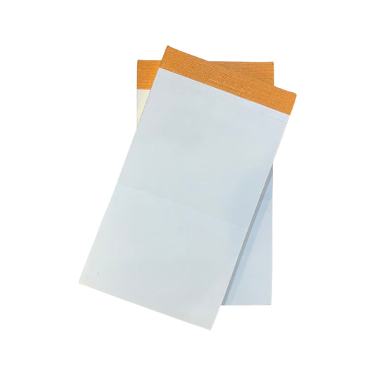 Flip Pads Refill, Blue | 4.25 by 2.25 | Pack of 2 | Gilt Edges | Feather Weight Paper | Made in England