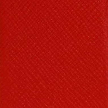 Charing Cross Leather | Classic Scarlet Red Crossgrain Leather | England's Finest