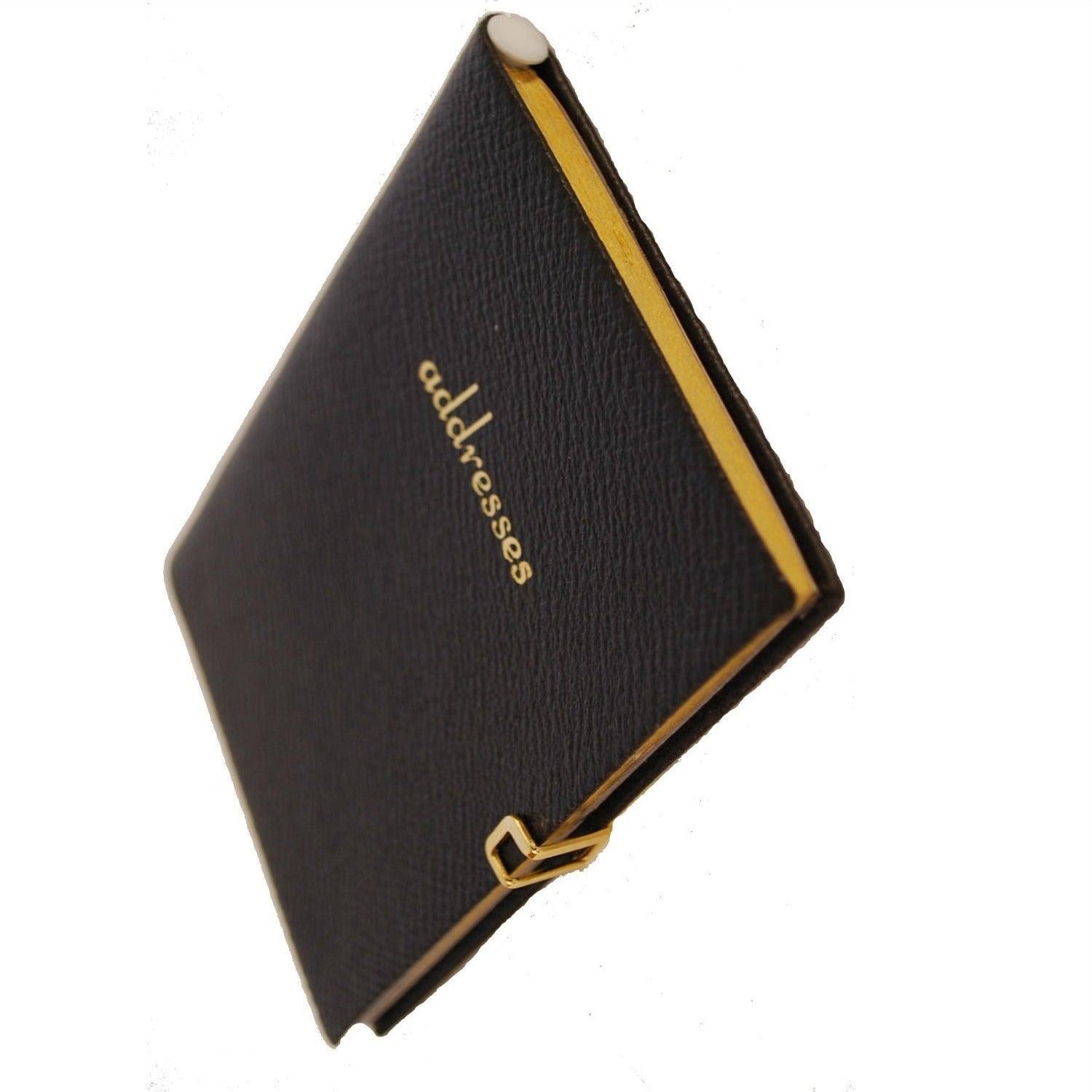 Address Book with Pencil and Clasp, Leather 4 by 2.5 Inch-Address Book-Sterling-and-Burke