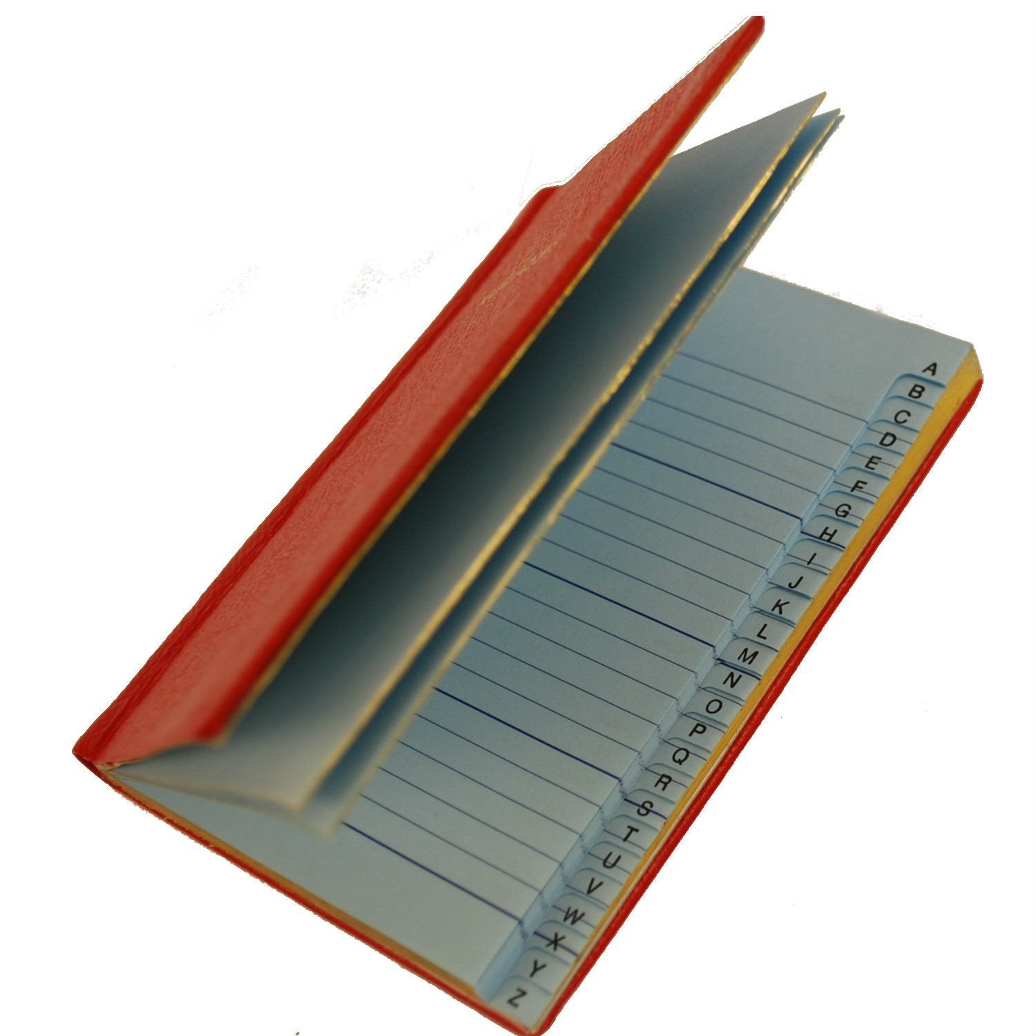 Address Book with Pencil, Leather 4 by 2.5 Inch-Address Book-Sterling-and-Burke