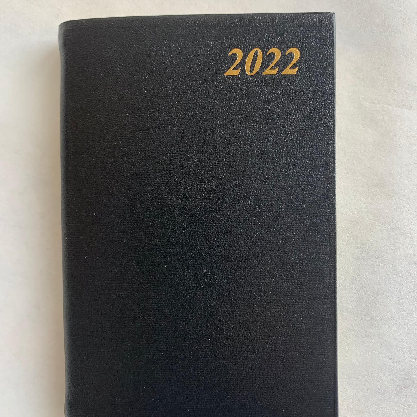 YEAR 2022 Leather Pocket Planner | 5 x 3" | BONDED LEATHER | D753BL