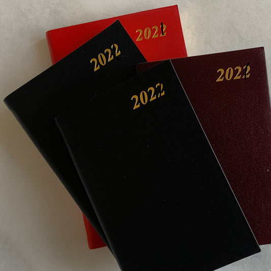 2023 BONDED Leather Pocket Planner | 4 x 2.5" | D742BL