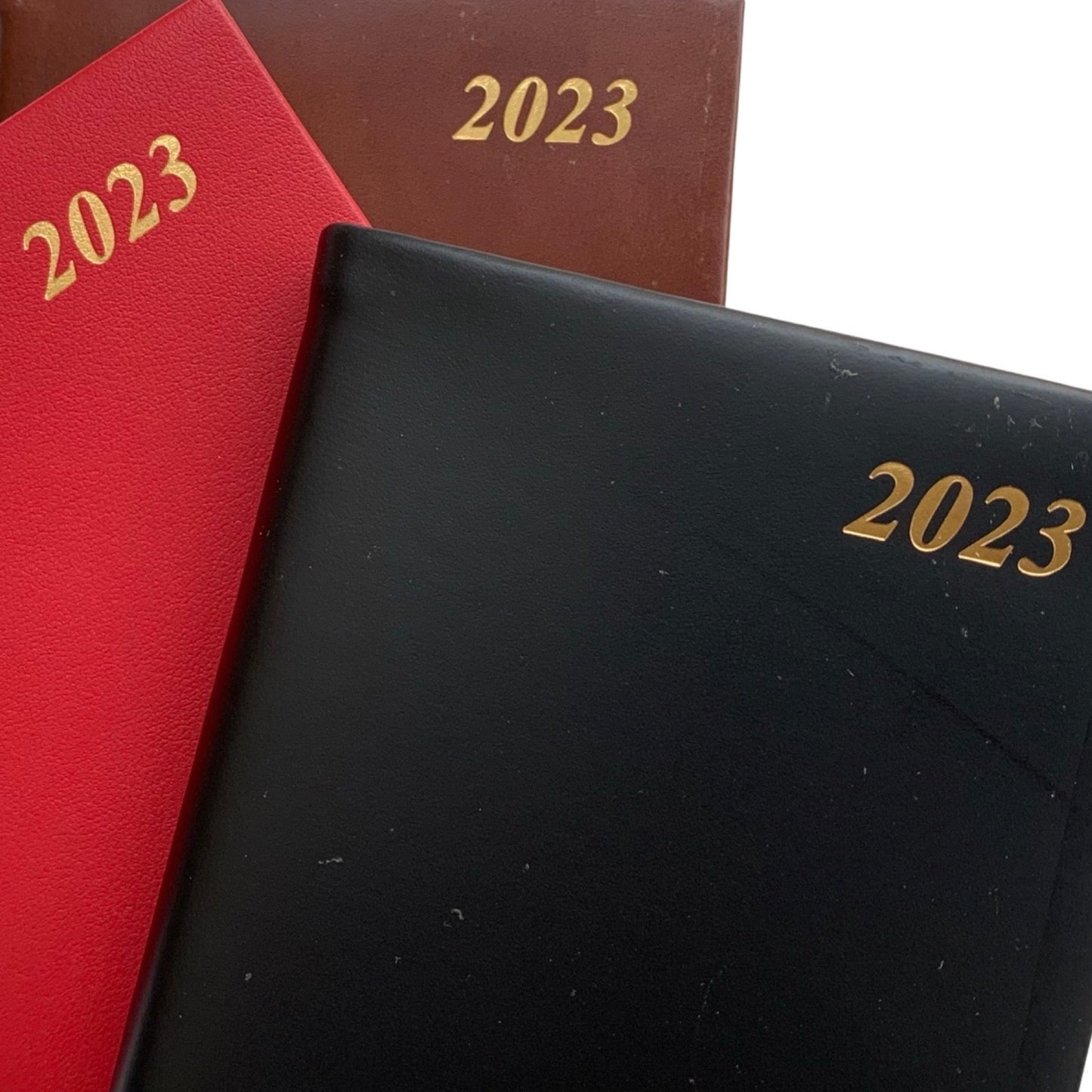 2023 CALF Leather Pocket Agenda Book | 4 by 2.5" | D742C