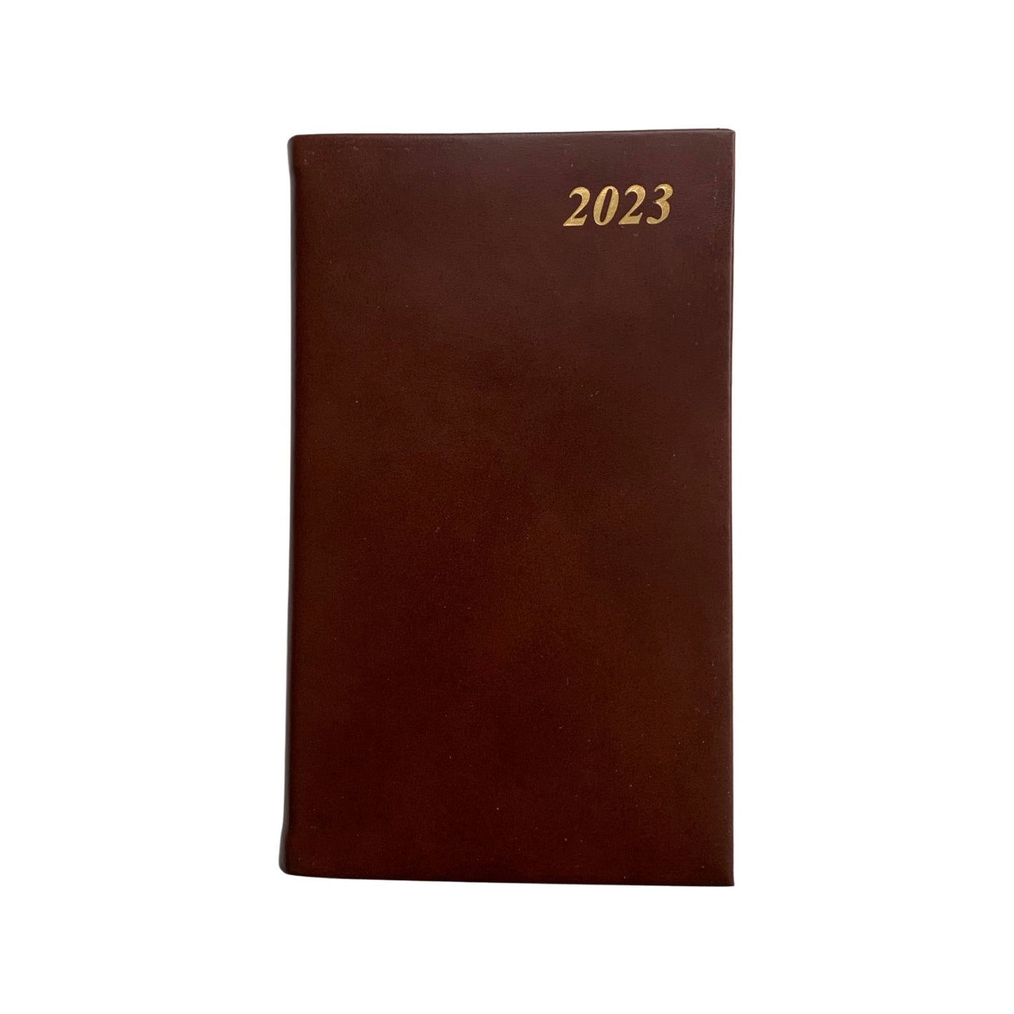 2023 CALF Leather Pocket Agenda Book | 5 x 3" | D753C