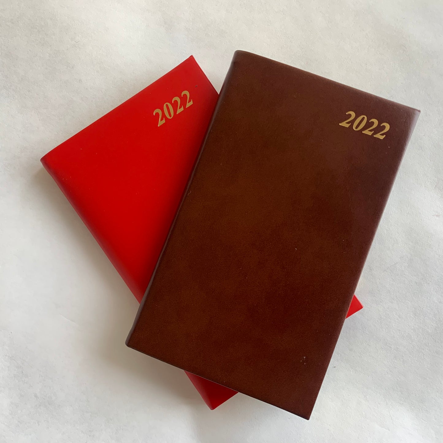 YEAR 2022 CALF Leather Pocket Agenda Book | 4 by 2.5" | D742C
