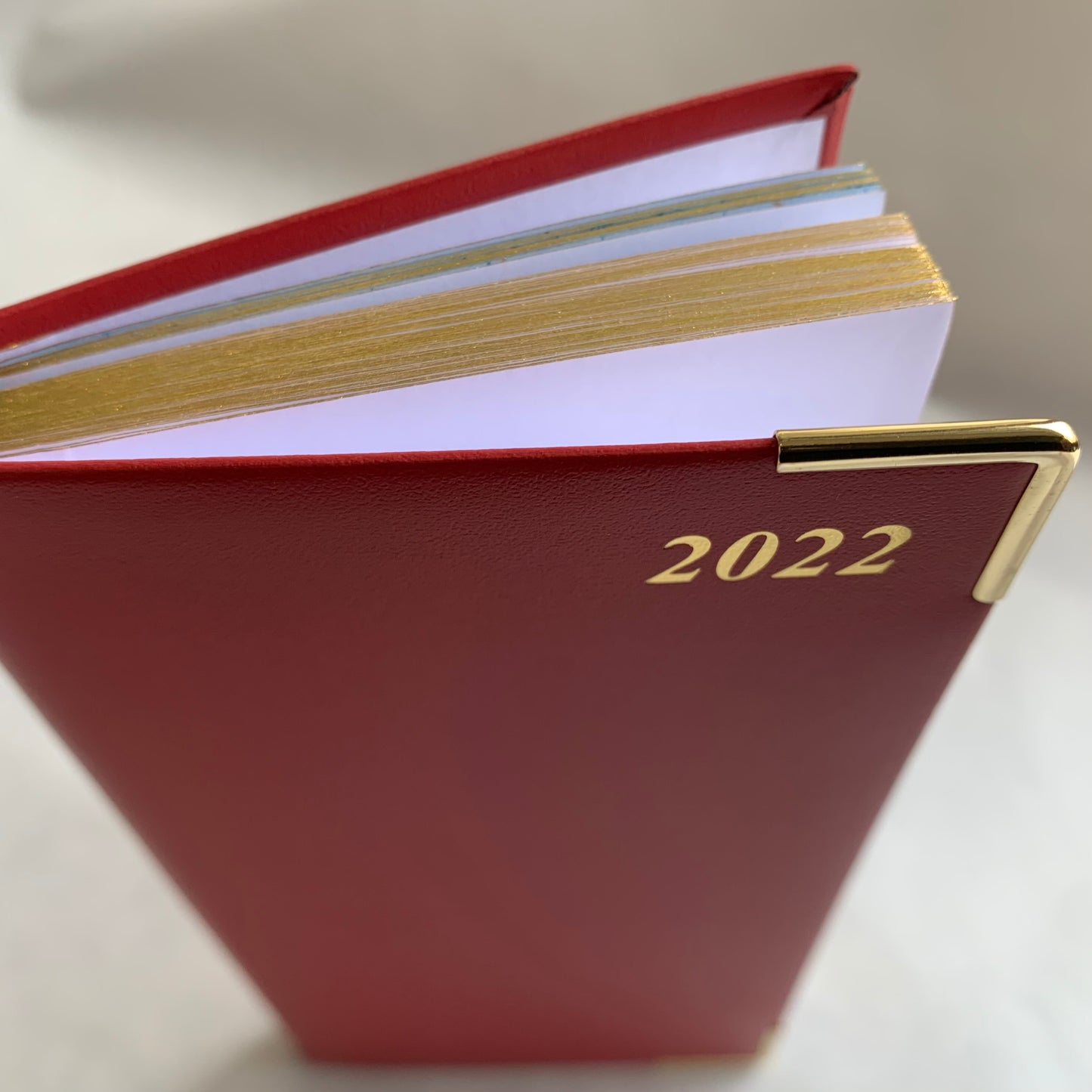 YEAR 2022 Leather Pocket Planner | 6 x 3" | BONDED LEATHER | D763VBL