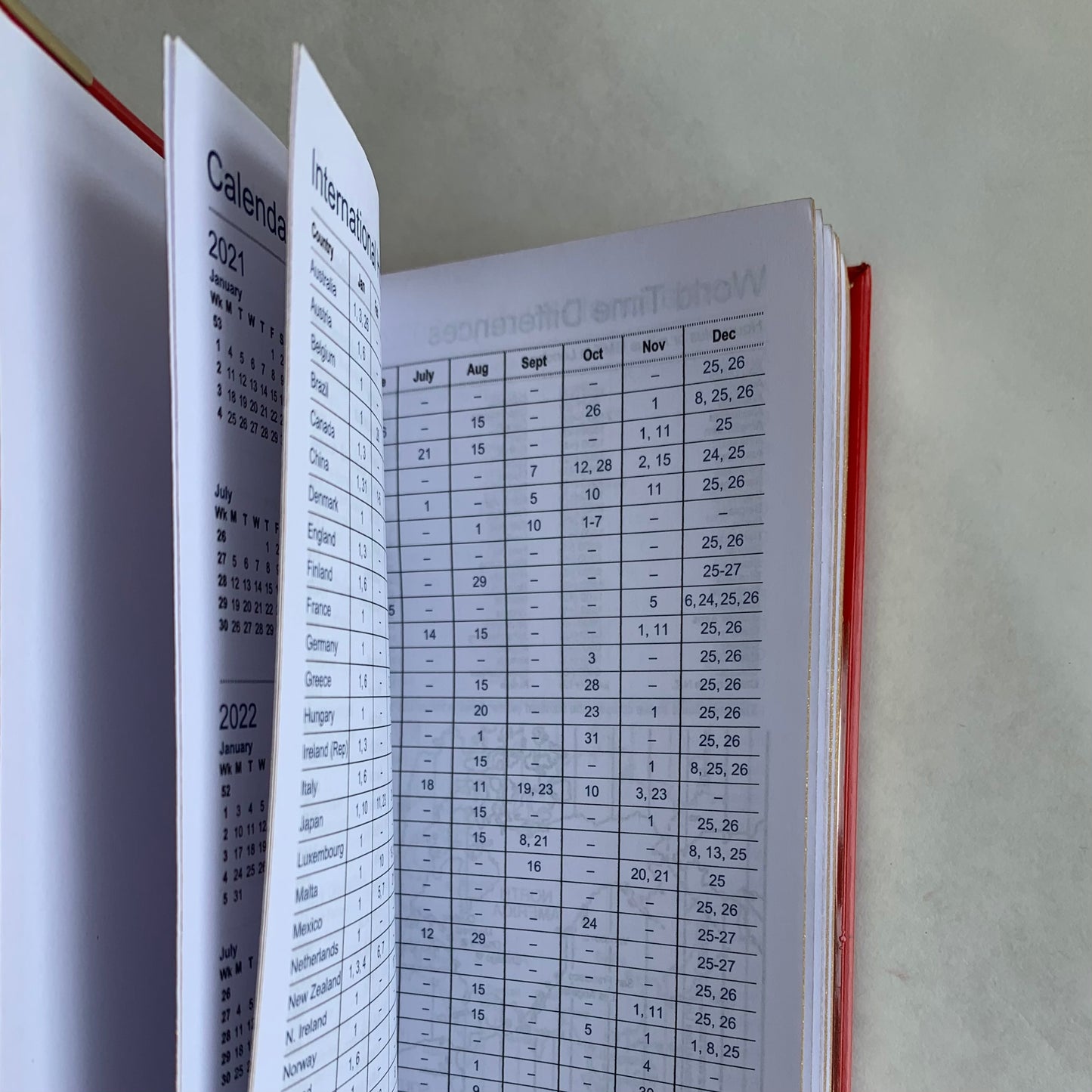 YEAR 2022 CALF Leather Pocket Agenda Book | 6 x 3" | D763VCA