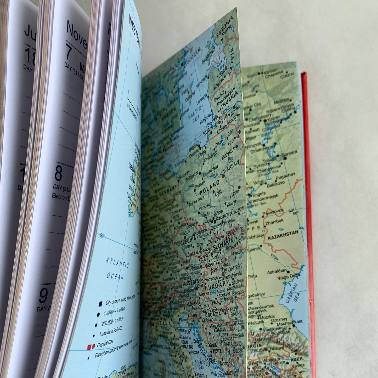 YEAR 2022 CALF Leather Pocket Agenda Book | 6 x 3" | D763VCA