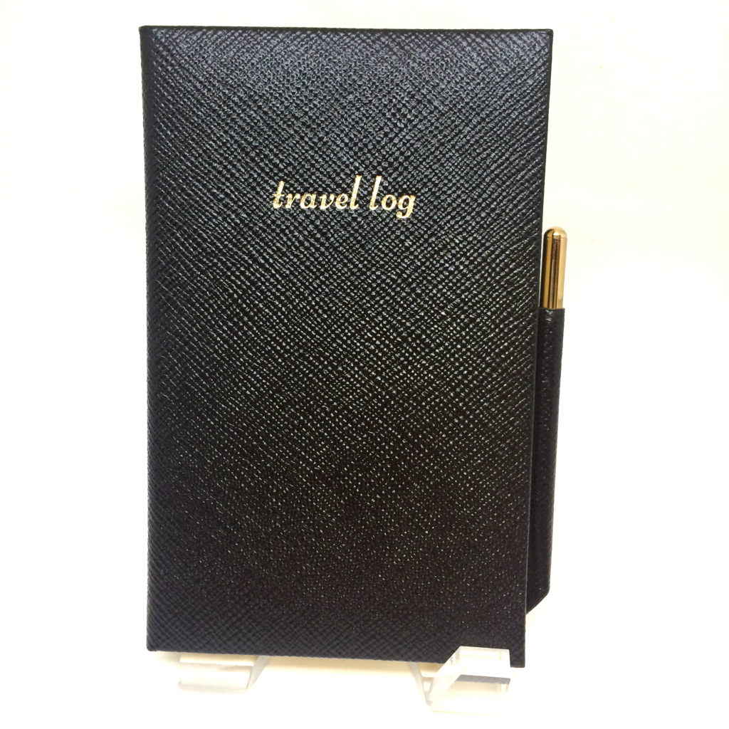 Crossgrain Leather Travel Log with Pencil, 6 by 4 Inches-Notebooks-Sterling-and-Burke