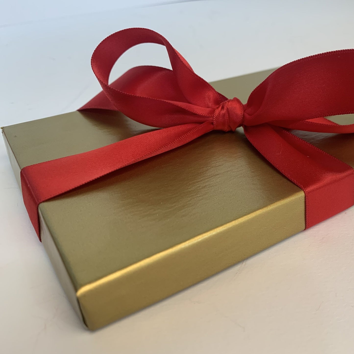 1Small Gold Gift Box with Ribbon | Charing Cross Leather