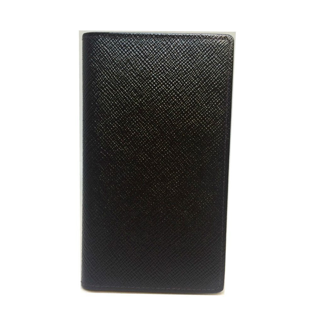 Louis Vuitton Dark Brown Taiga Checkbook Wallet