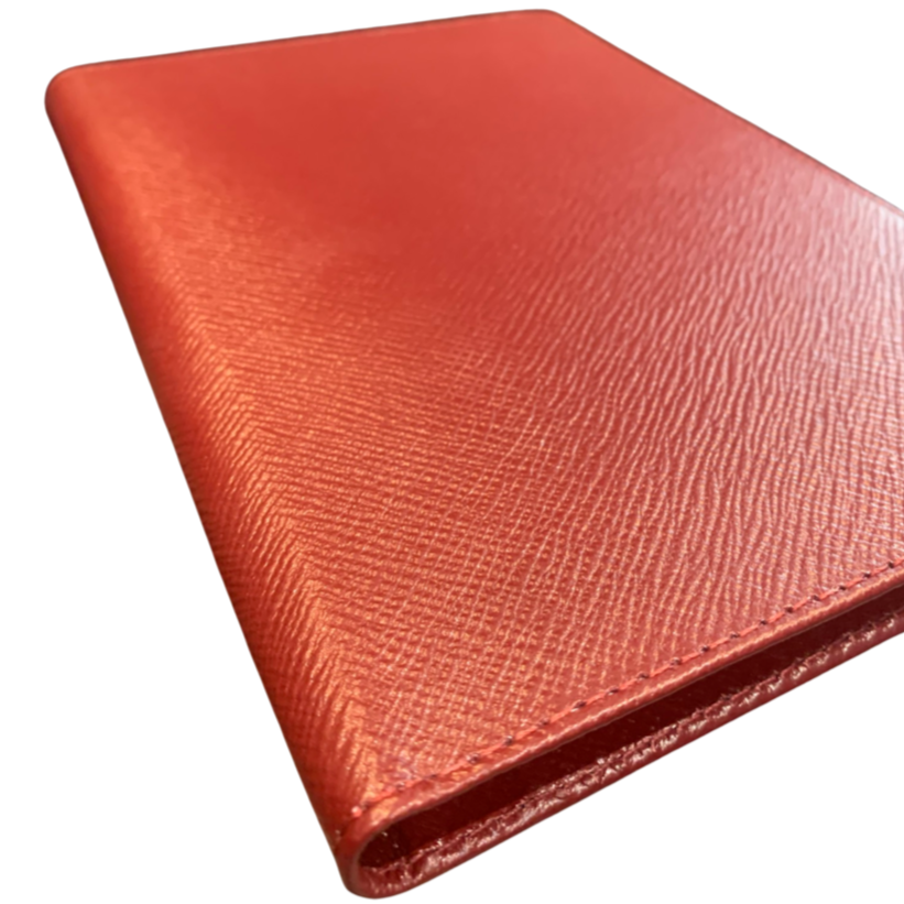Leather Notebook | 8x6" | Refillable Journal | Crossgrain Leather | Silk Pockets