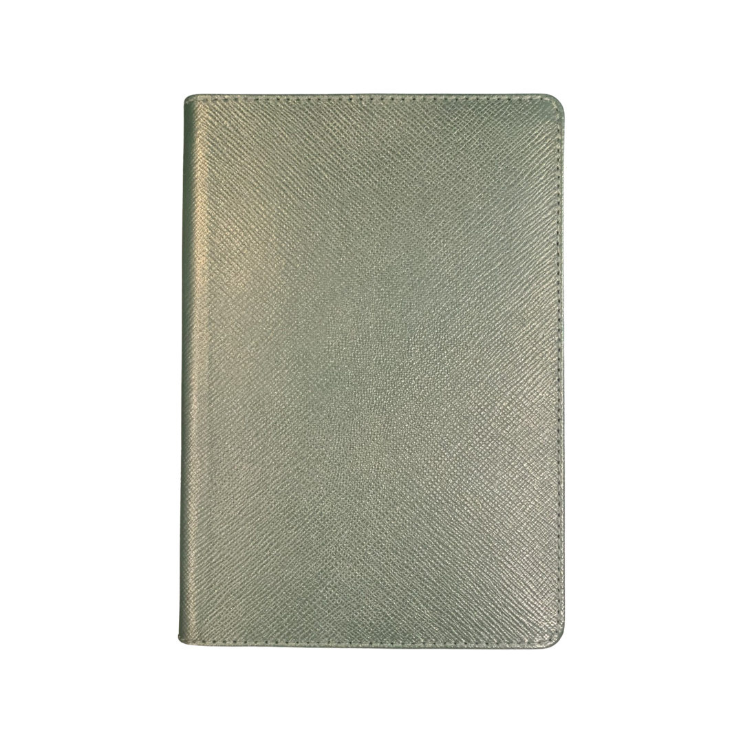 Refillable Leather Notebook, Emboss Initials
