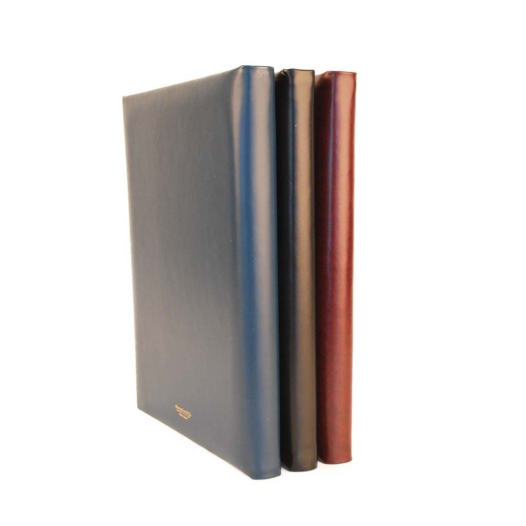 Calf Note Book / Guest Book, 10 by 8 Inches, Vertical, Fine Calf, Lines-Guest Book-Sterling-and-Burke