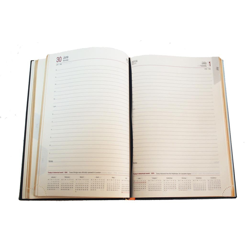 2018 8 by 6 Desk Diary-Calendar-Sterling-and-Burke