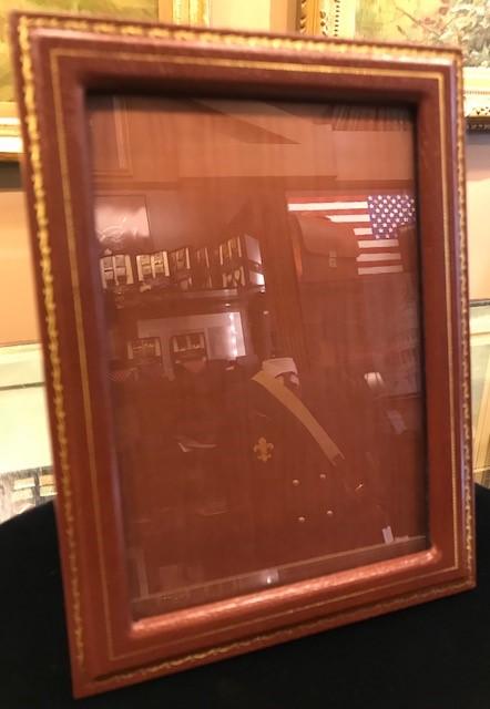 Charing Cross Picture Frame | Brown | With Gold Tooling | 10" by 8"-Picture Frame-Sterling-and-Burke