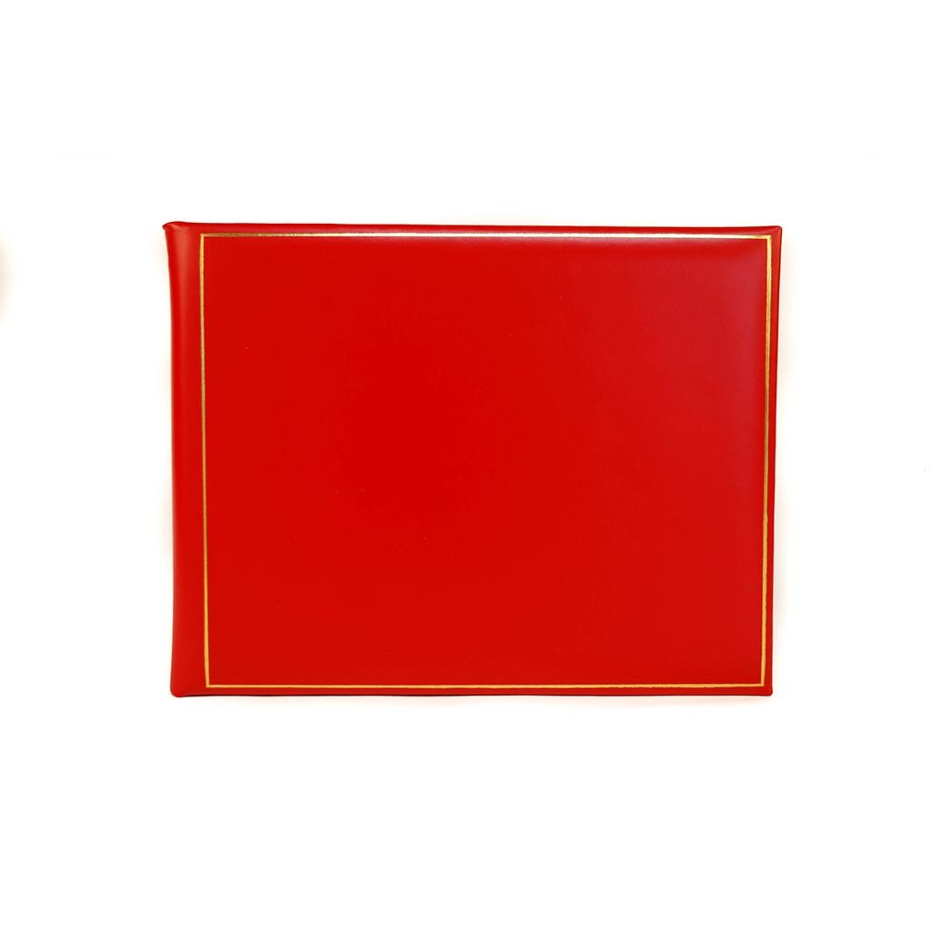 Guest Book, 7 by 9 Inches, with Gold Border-Guest Book-Sterling-and-Burke