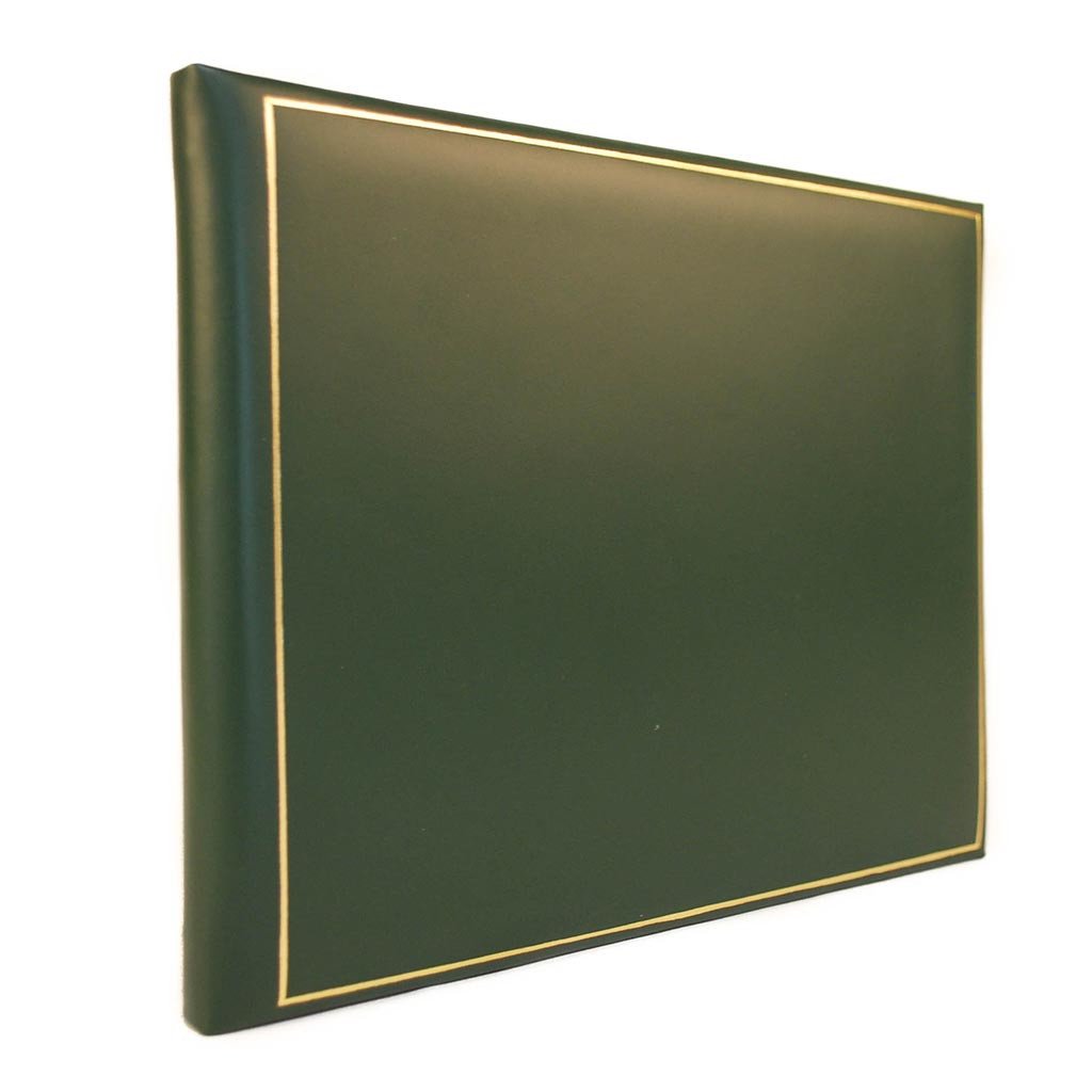 Guest Book, 7 by 9 Inches, with Gold Border-Guest Book-Sterling-and-Burke