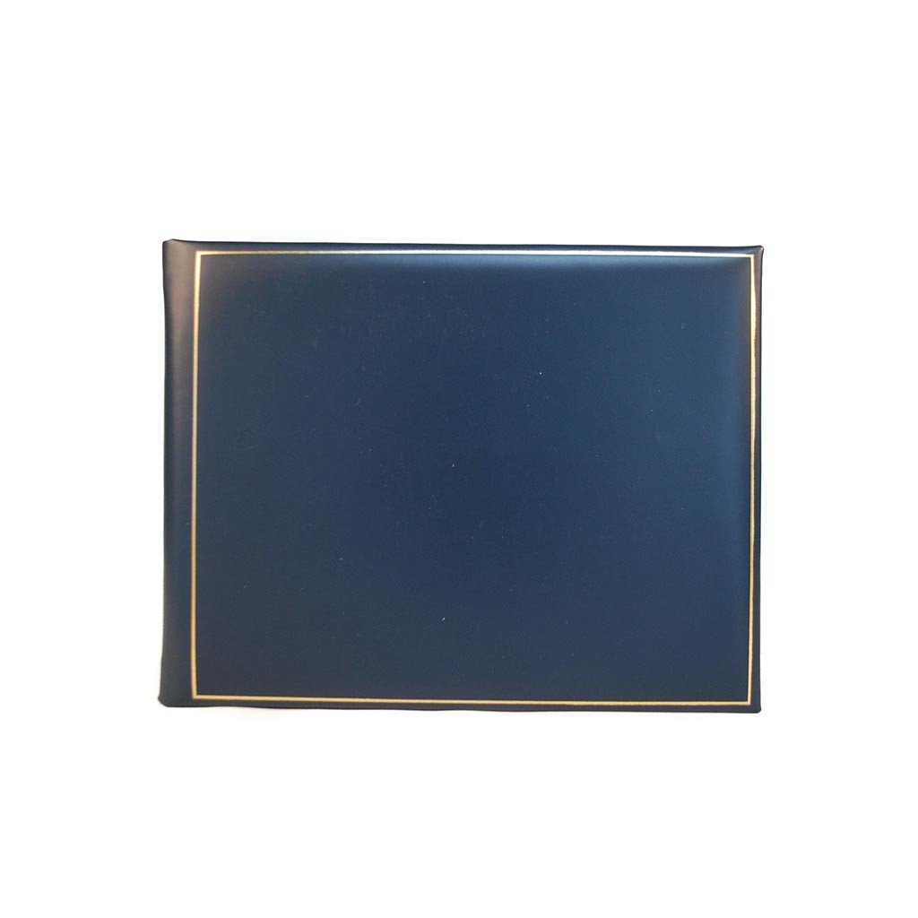 Guest Book, 7 by 9 Inches, with Gold Border-Guest Book-Sterling-and-Burke