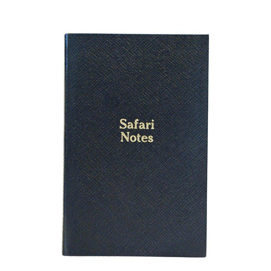 Crossgrain Leather Notebook, 7x5, "Safari Notes"-Titled Notebooks-Sterling-and-Burke